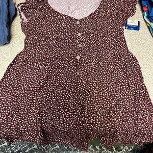 Floral Button-Down Dress